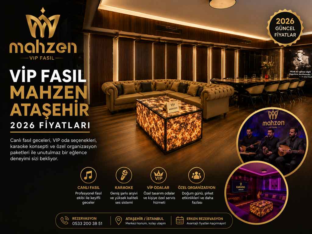vip fasil mahzen atasehir fiyatlari